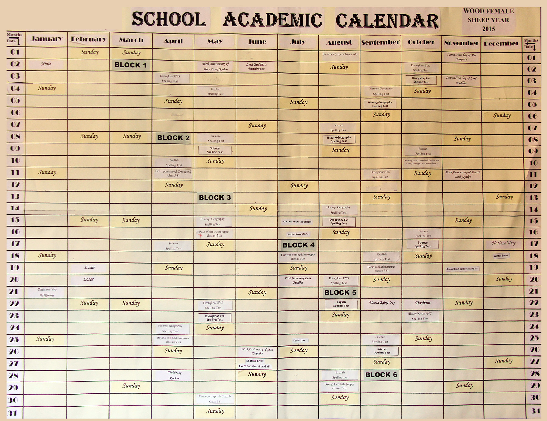 Term Dates